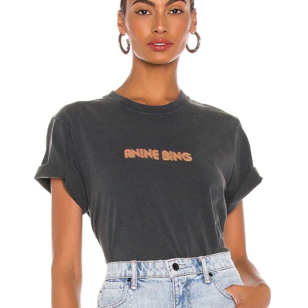 Anine Bing Lili Retro Bing Tee